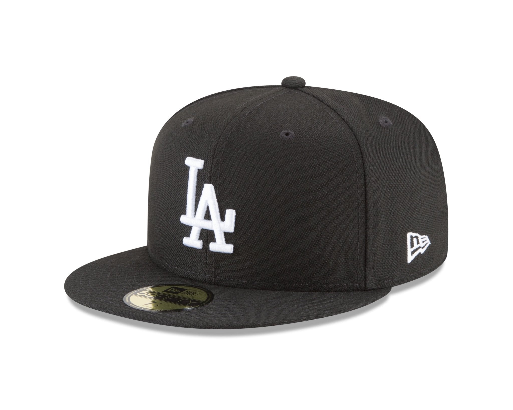 Cappello Fitted 59FIFTY Nero e Bianco 2024 della Collezione Autentica Los Angeles Dodgers