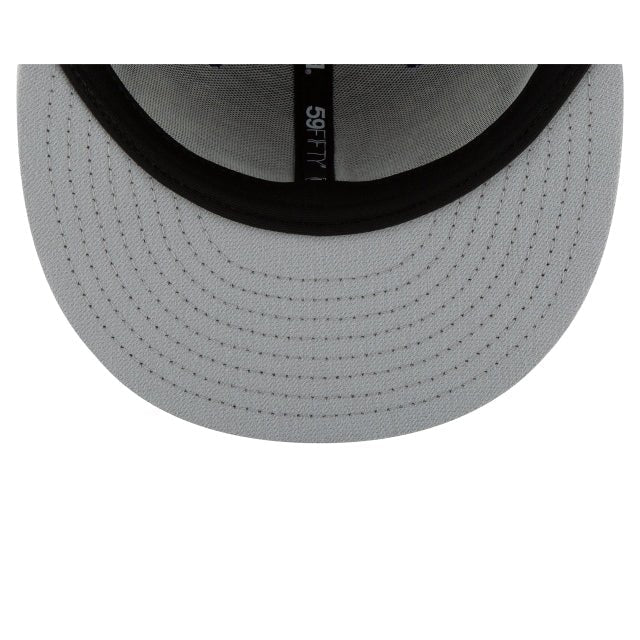 Los Angeles Dodgers Blackout Back-to-Back Champions Patch New Era 59FIFTY