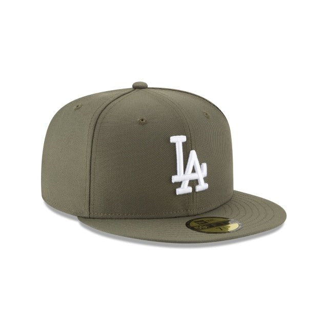 Los Angeles Dodgers Authentic Collection Olive Green 59FIFTY Fitted Hat
