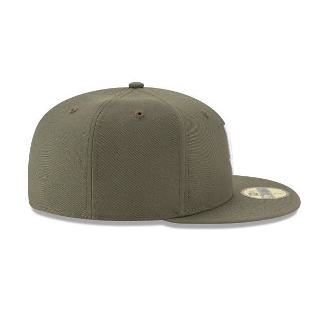 Los Angeles Dodgers Authentic Collection Olive Green 59FIFTY Fitted Hat