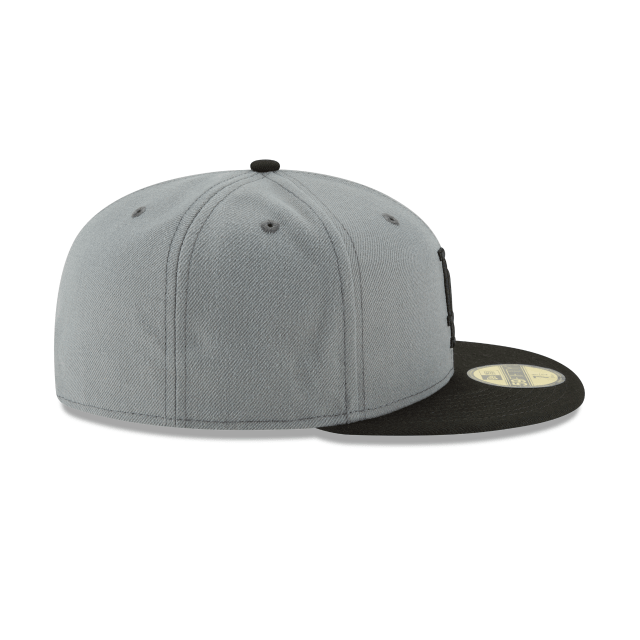 Los Angeles Dodgers Authentic Collection Black & Gray 59FIFTY Fitted Hat