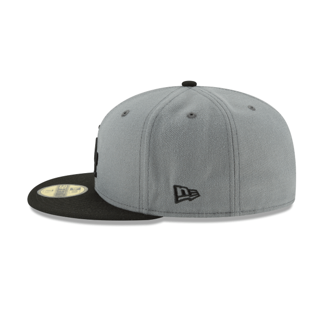 Los Angeles Dodgers Authentic Collection Black & Gray 59FIFTY Fitted Hat