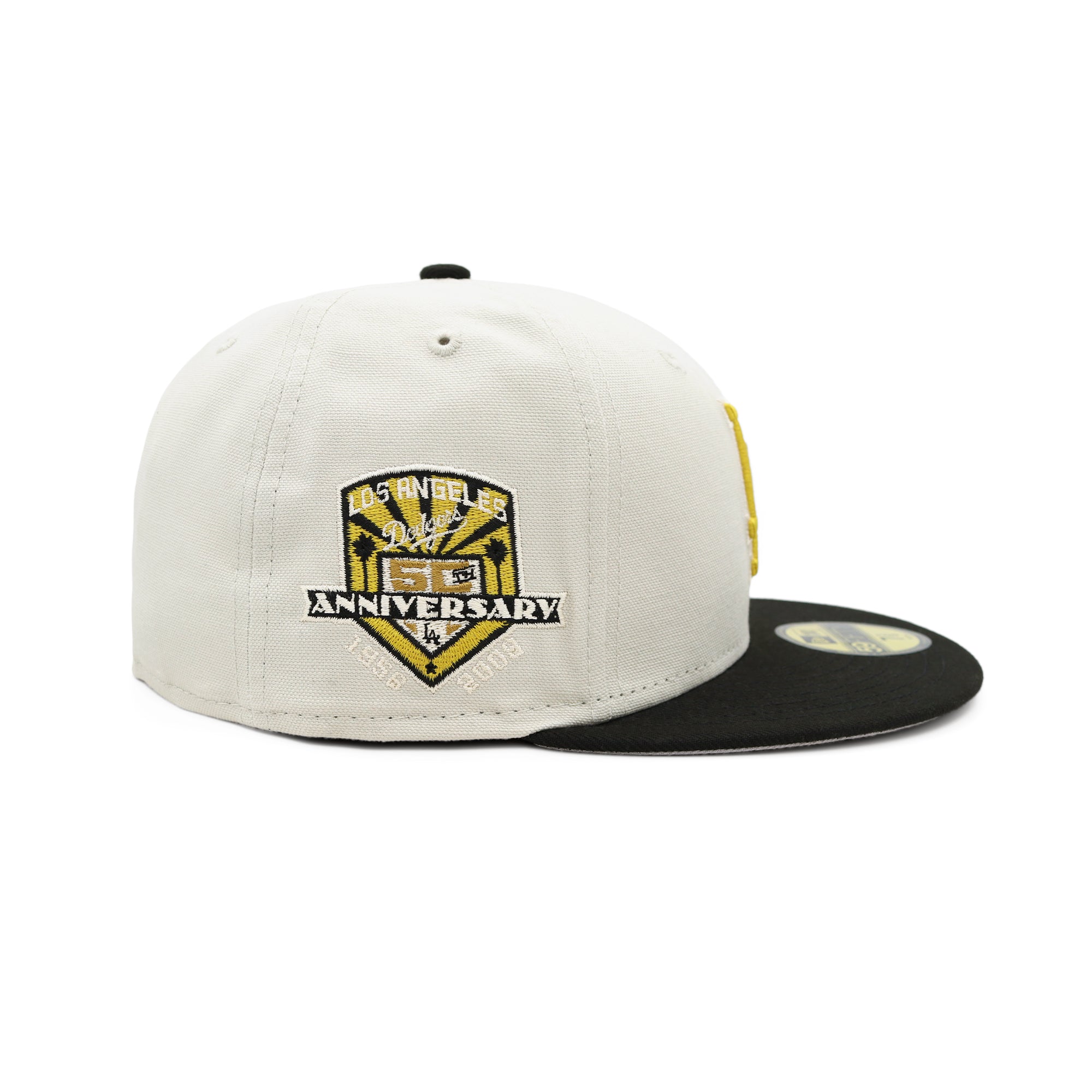 Cappello 59FIFTY Fitted Crema al Limone Los Angeles Dodgers