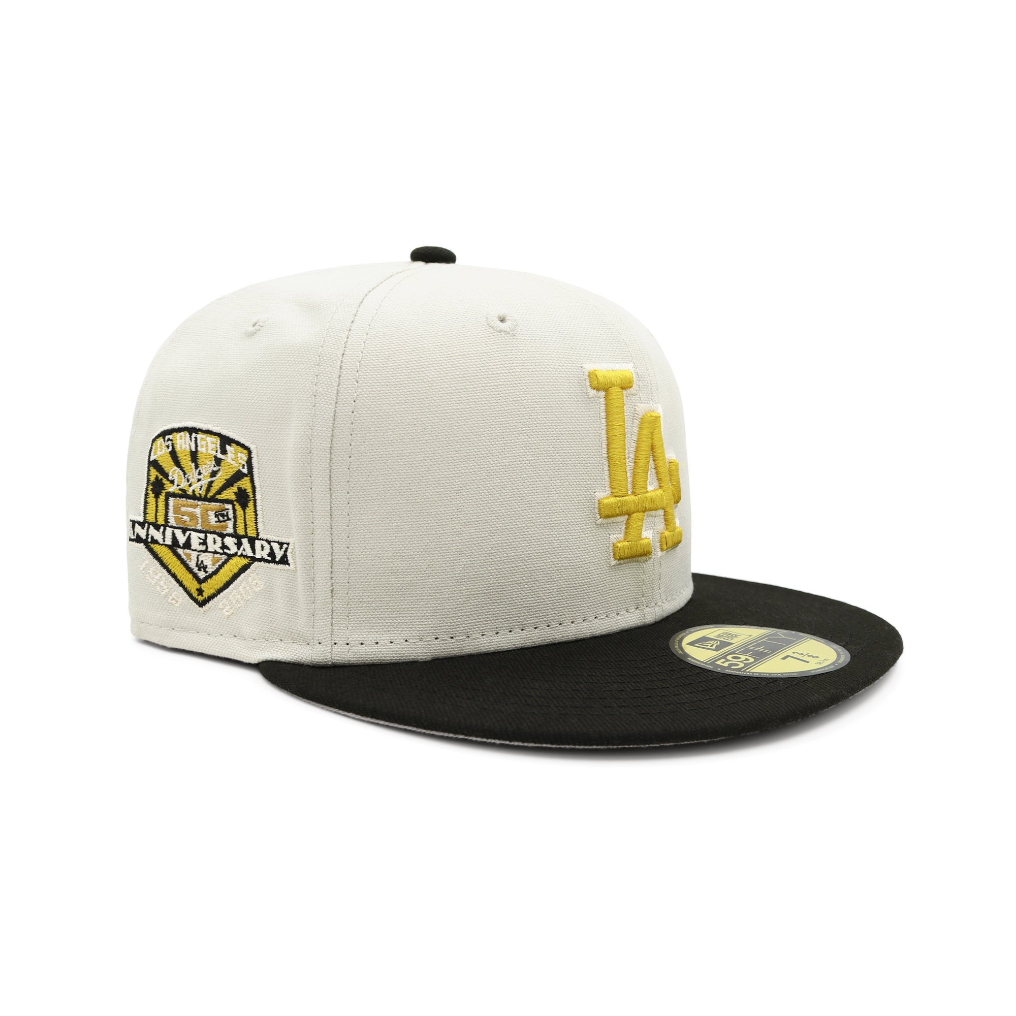 Cappello 59FIFTY Fitted Crema al Limone Los Angeles Dodgers