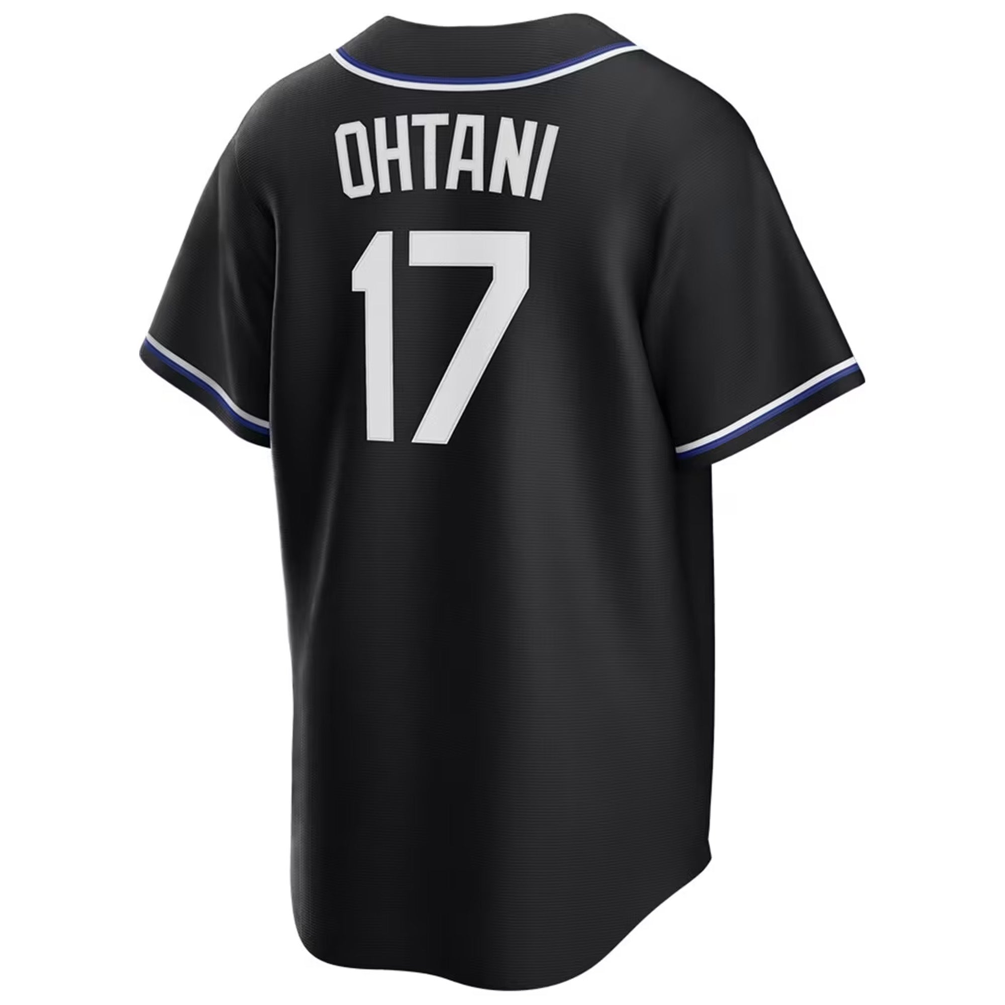 Los Angeles Dodgers Shohei Ohtani #17 " Lights Out " Black Home Replica Jersey