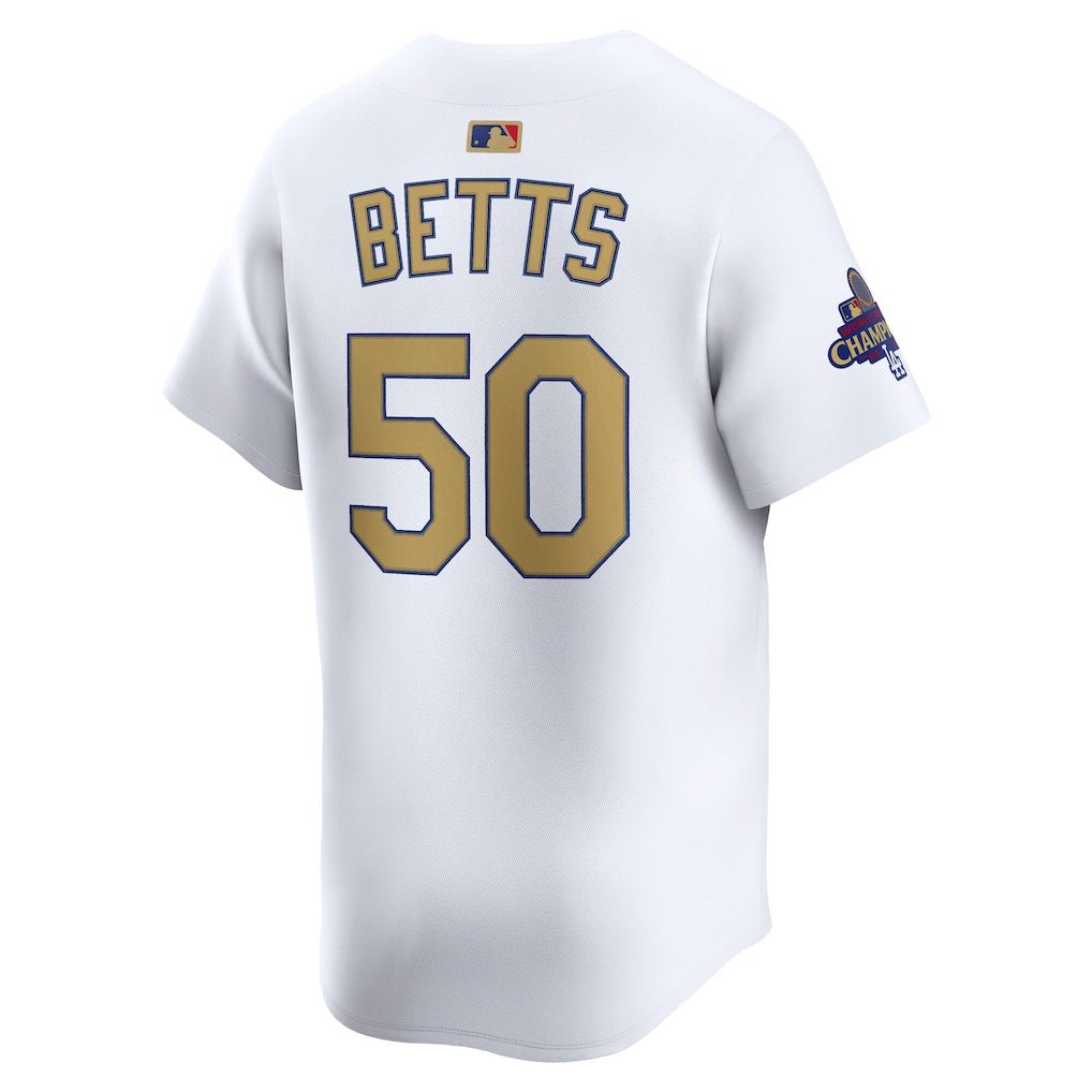 Los Angeles Dodgers Mookie Betts 2024 World Series Champs Nike® Limited Jersey
