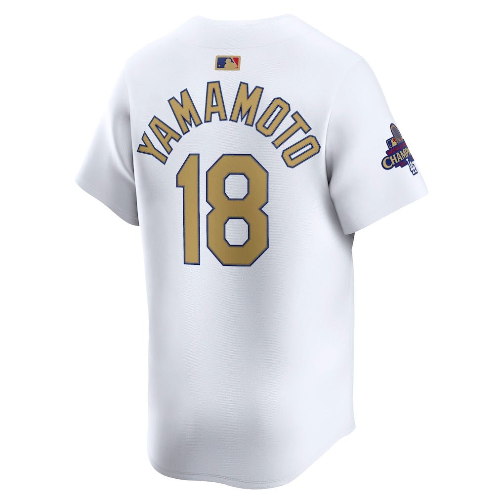 Maglia Nike® Limitata Campioni World Series 2024 Los Angeles Dodgers Yoshinobu Yamamoto