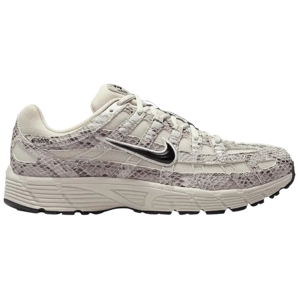 Nike P-6000 SE Piel de serpiente Hueso claro Negro (W)