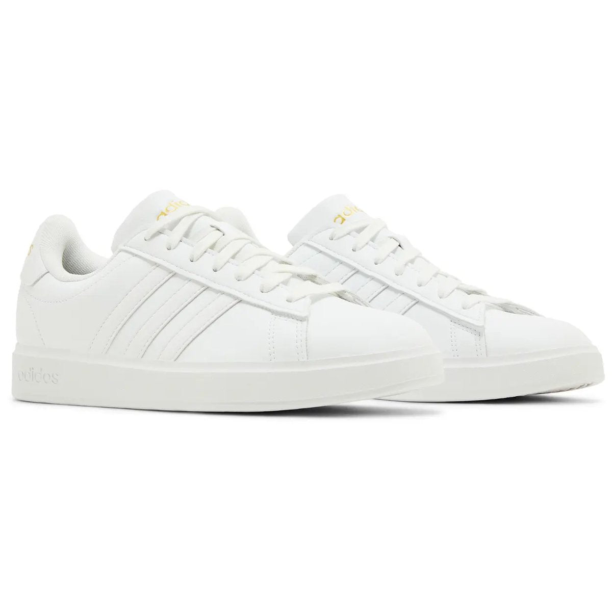 adidas Grand Court 2.0 Cloud White Gold Metallic (W)