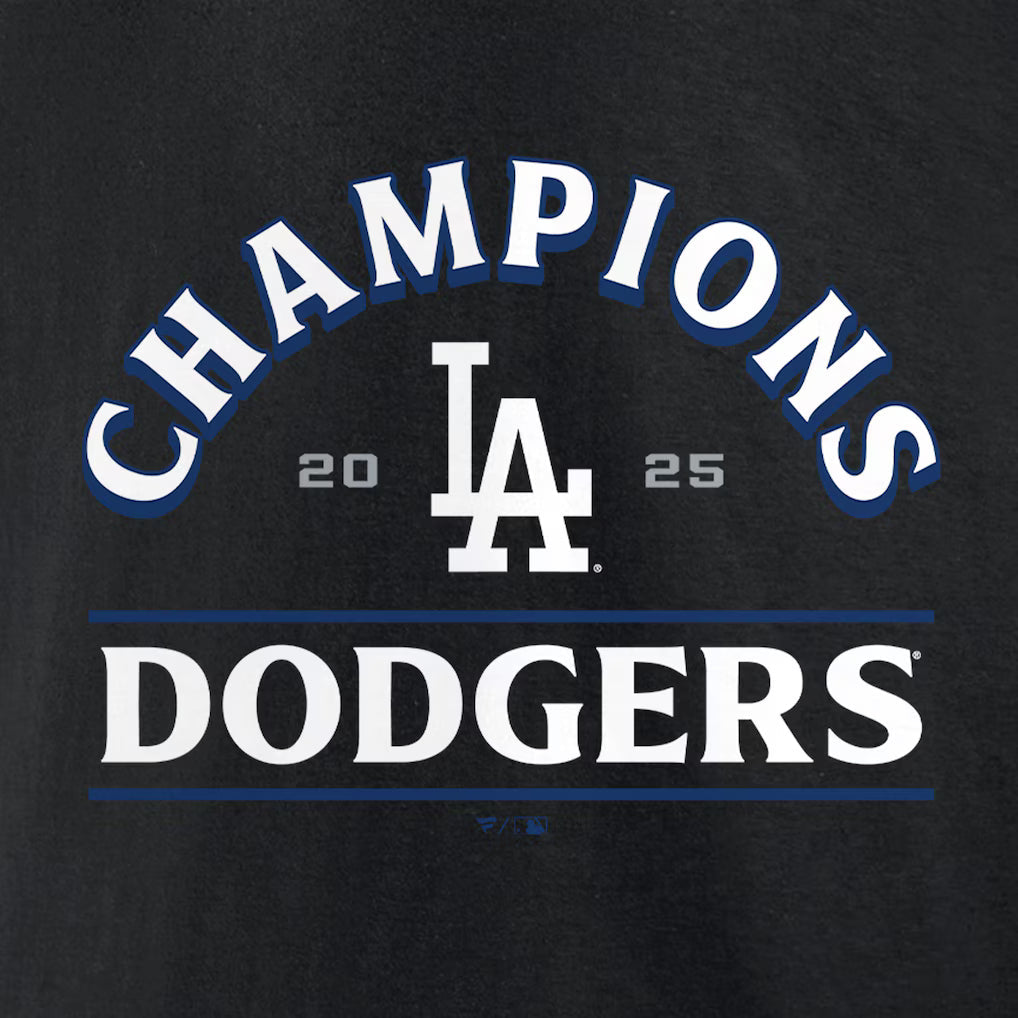 Felpa con Cappuccio Nera Campioni World Series 2025 Los Angeles Dodgers