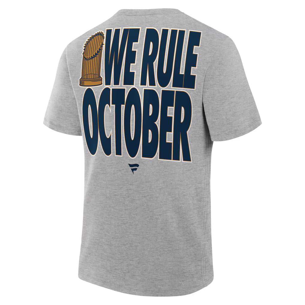 T-shirt autentica Spogliatoio Campioni World Series 2025 Los Angeles Dodgers