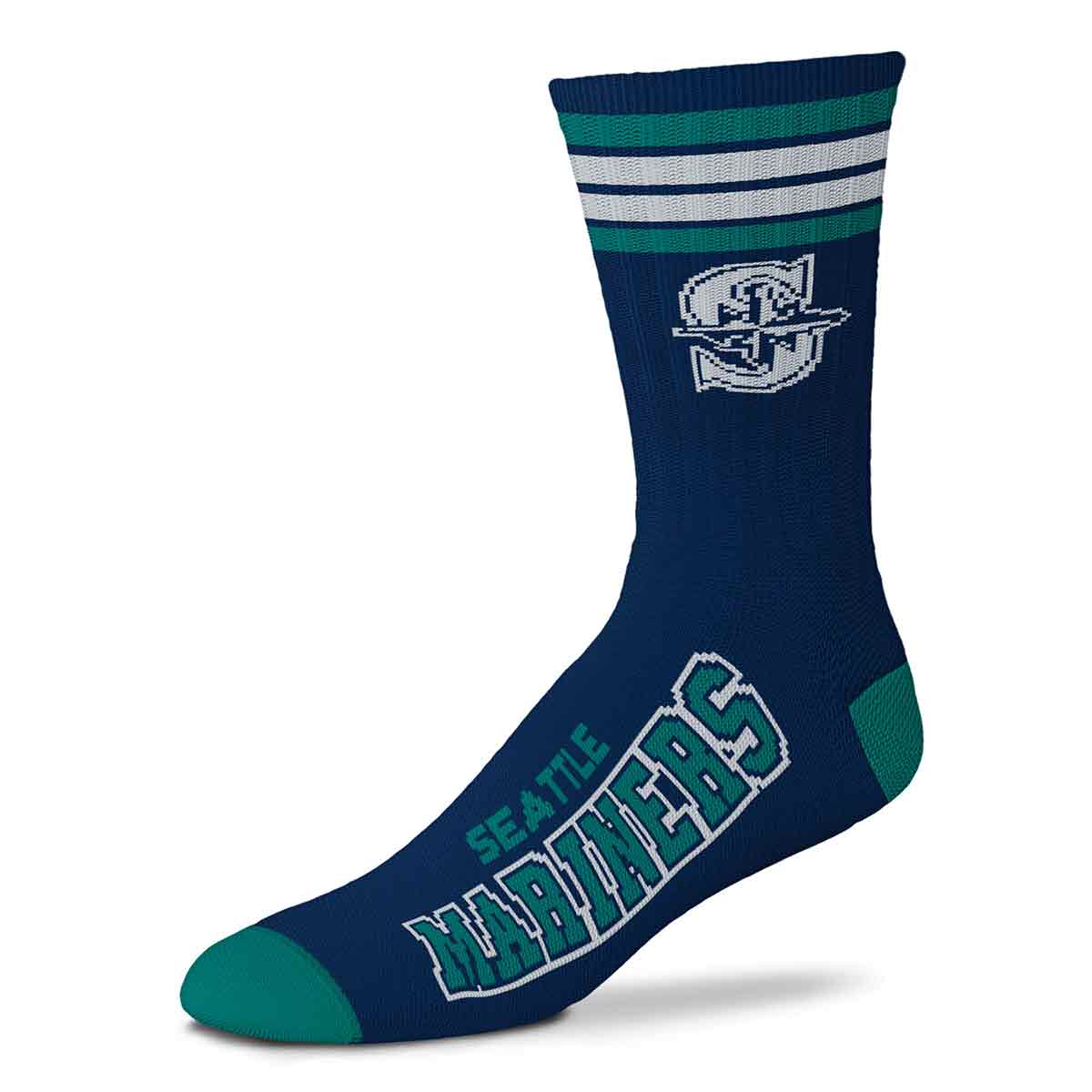 MLB 4-Stripe "Deuce" Performance Crew Socks - CHOOSE YOUR TEAM