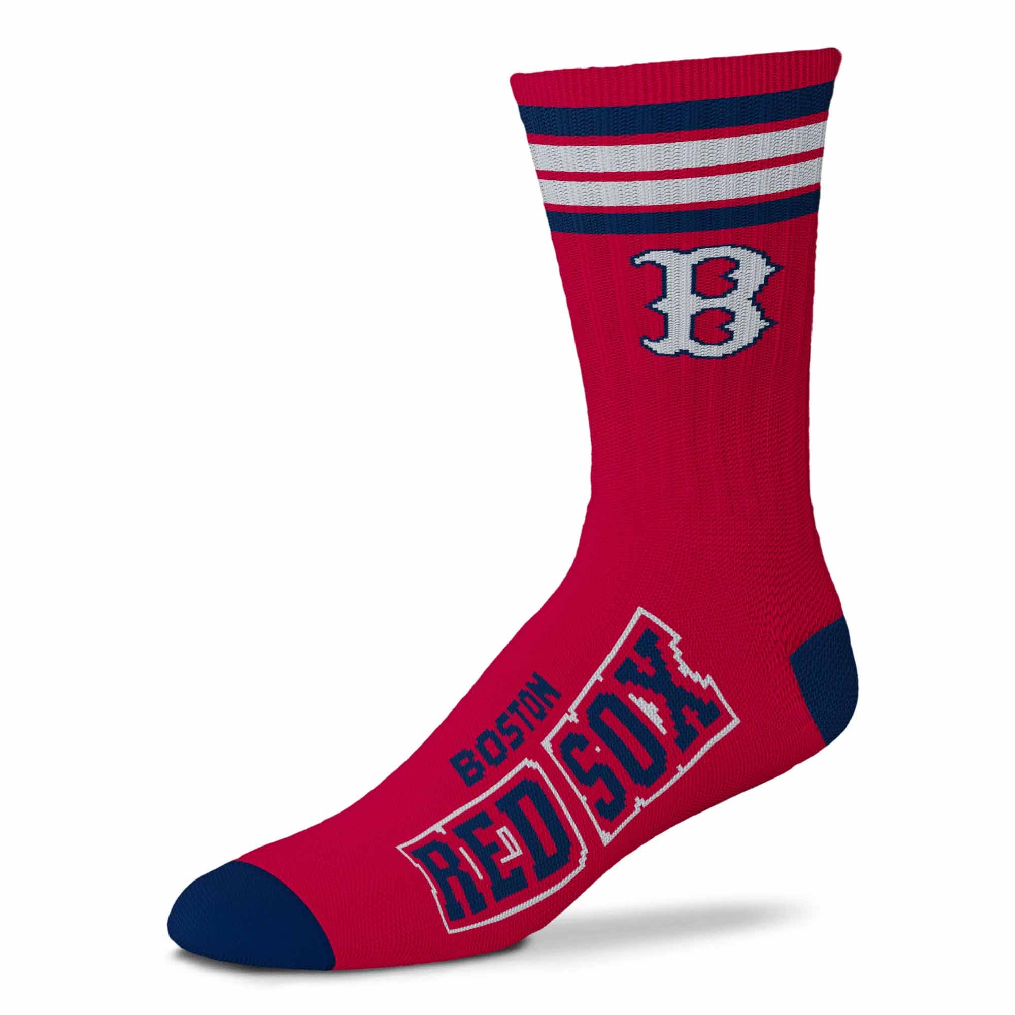 MLB 4-Stripe "Deuce" Performance Crew Socks - CHOOSE YOUR TEAM