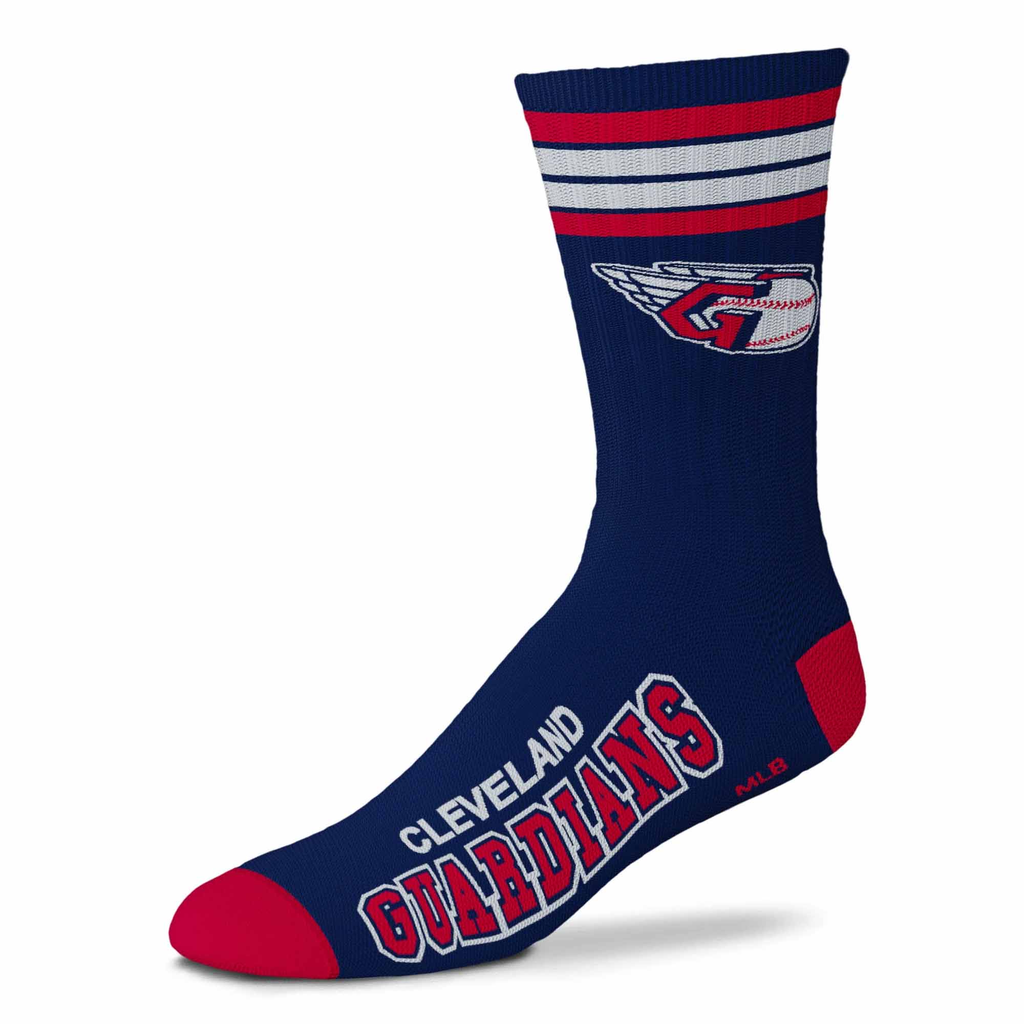 MLB 4-Stripe "Deuce" Performance Crew Socks - CHOOSE YOUR TEAM