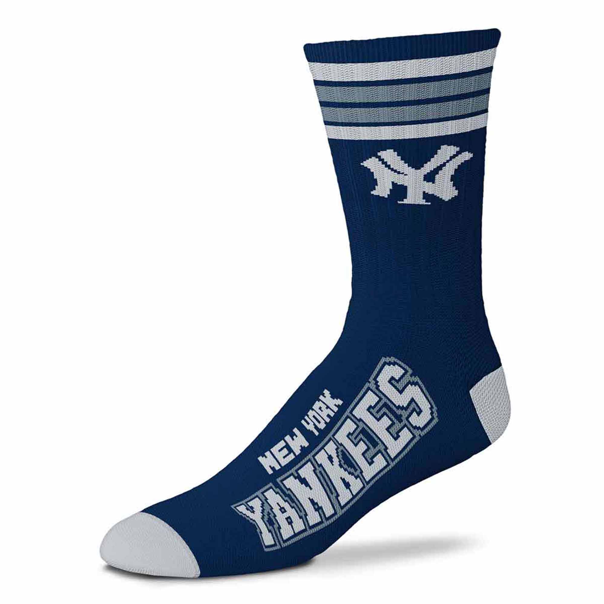 MLB 4-Stripe "Deuce" Performance Crew Socks - CHOOSE YOUR TEAM