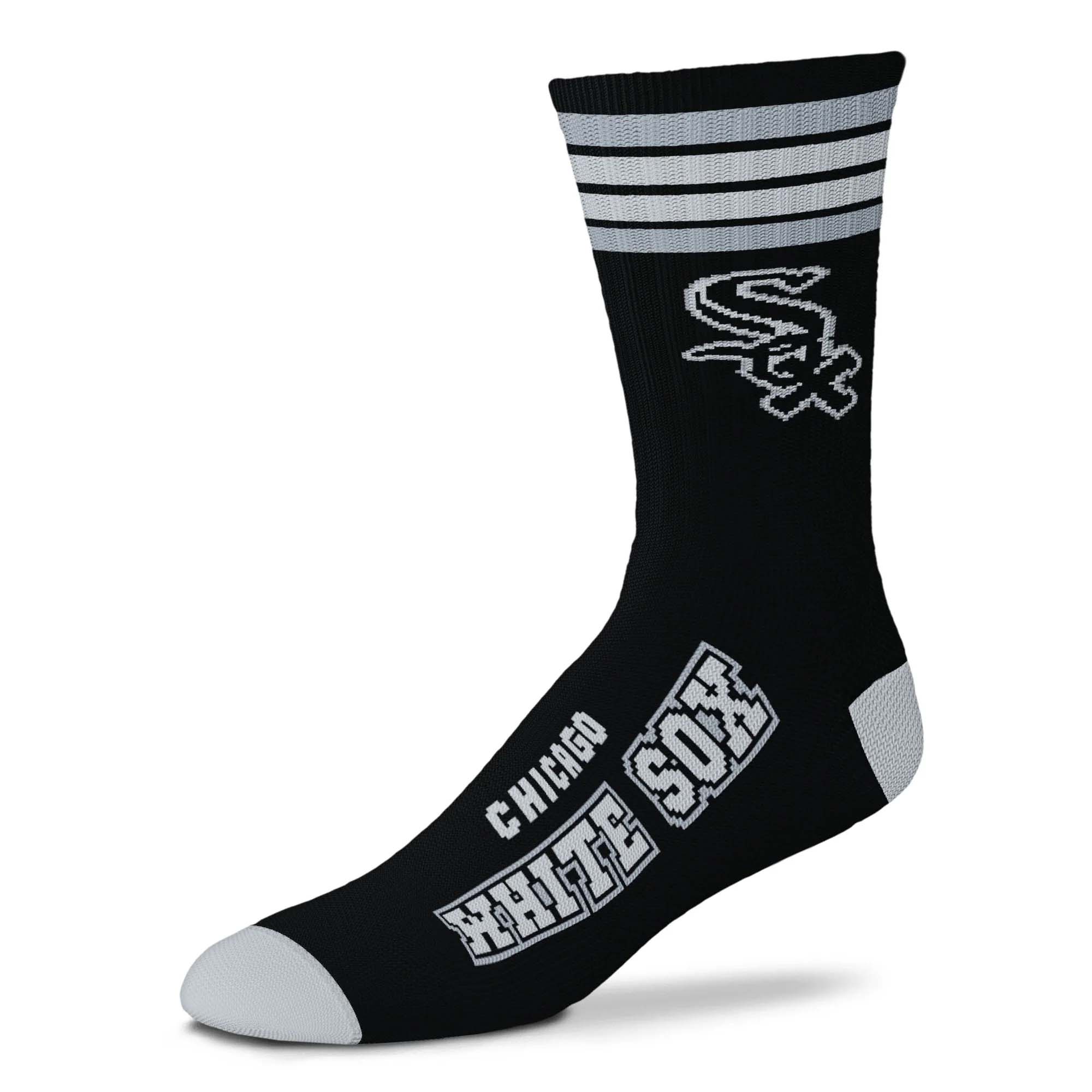 MLB 4-Stripe "Deuce" Performance Crew Socks - CHOOSE YOUR TEAM