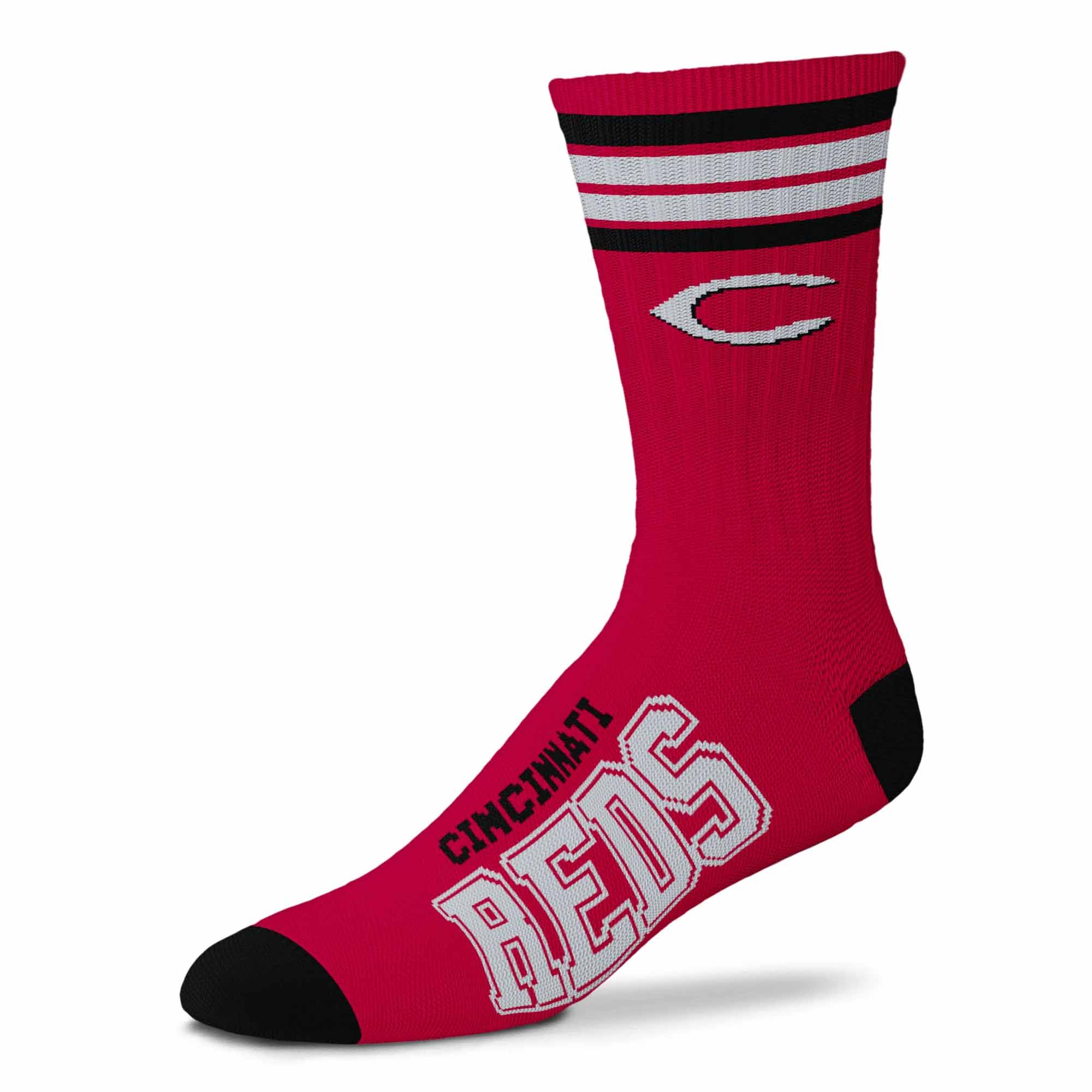 MLB 4-Stripe "Deuce" Performance Crew Socks - CHOOSE YOUR TEAM
