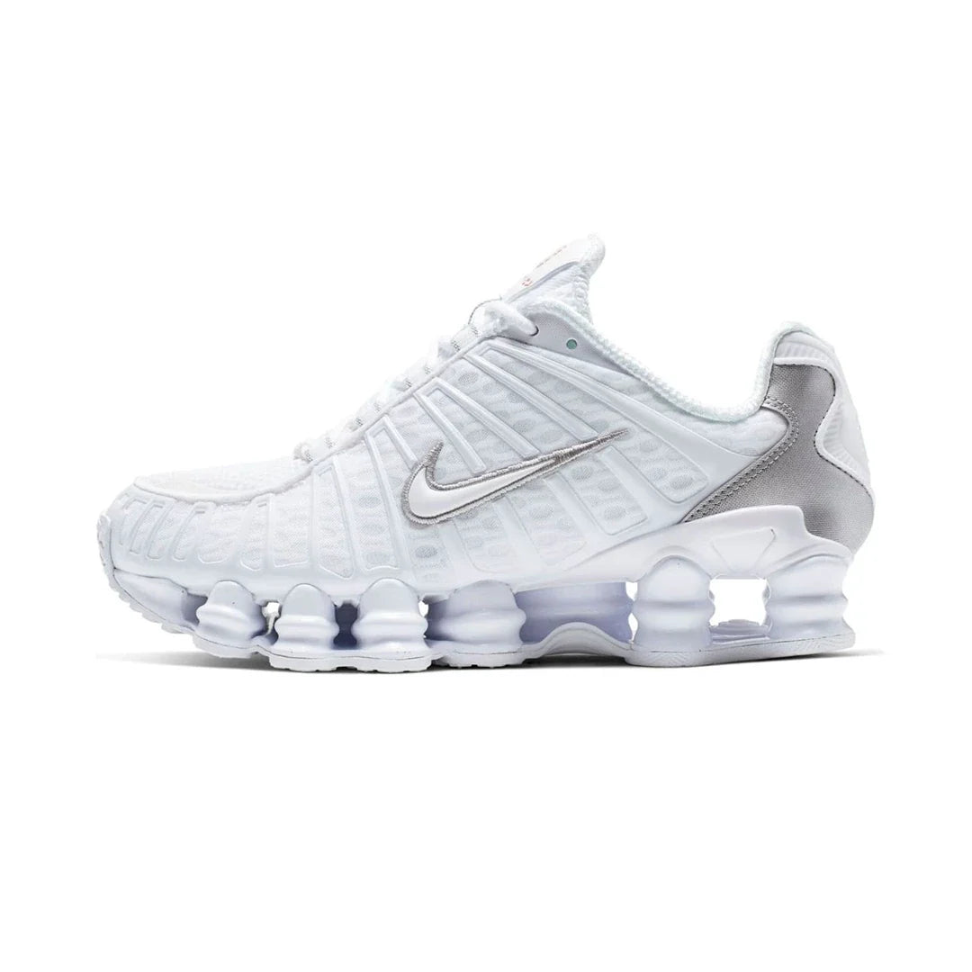 Nike Shox TL White Metallic Silver Max Orange W