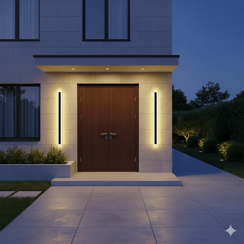 Lampada da parete lineare impermeabile moderna minimalista LED