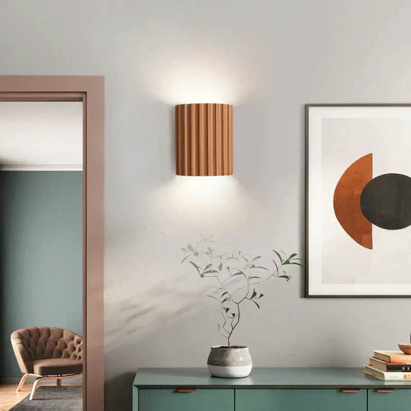 Applique da parete moderna in resina LED 1 luce
