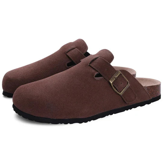 Women's Suede Cork Slippers