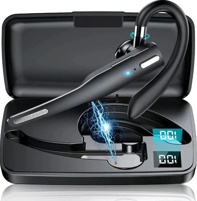 Trucker Dual Mic Cordless Bluetooth 5.1 Noise Cancelling Headset/Earpiece