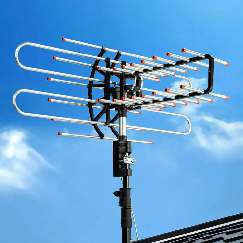 Antenna TV da esterno a lunga portata oltre 500 miglia con radio UHF/VHF/FM