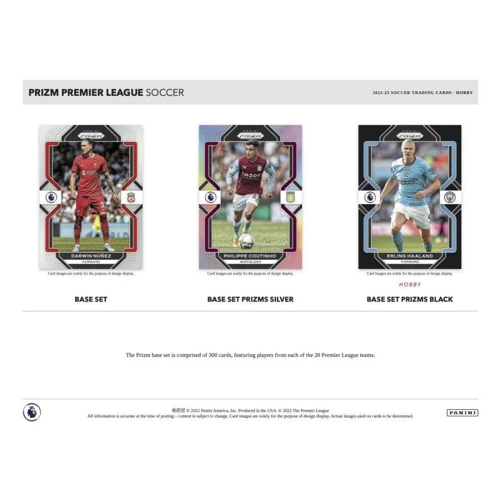 Panini - 2022/23 Prizm Premier League Football (Soccer) - Hobby Box (12 Packs)