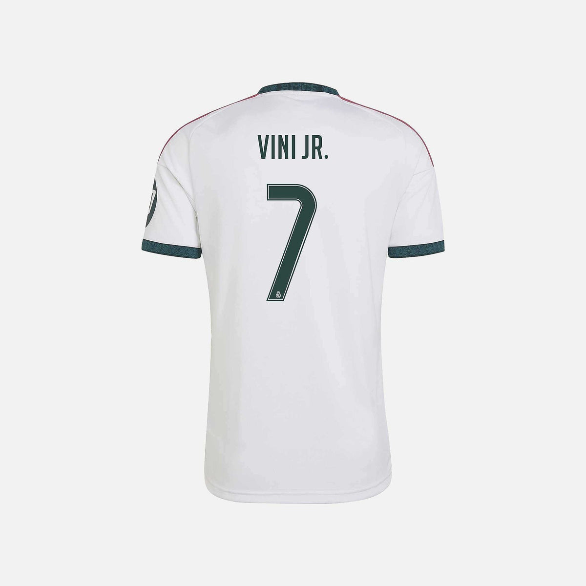 Real Madrid 26/27 Home Jersey (Player Version) — Vini Jr. 7 — Champions Patch