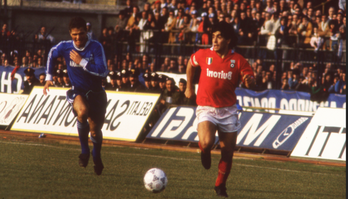 Maglia Storica Napoli Terza 1987-1988 + Maradona 10