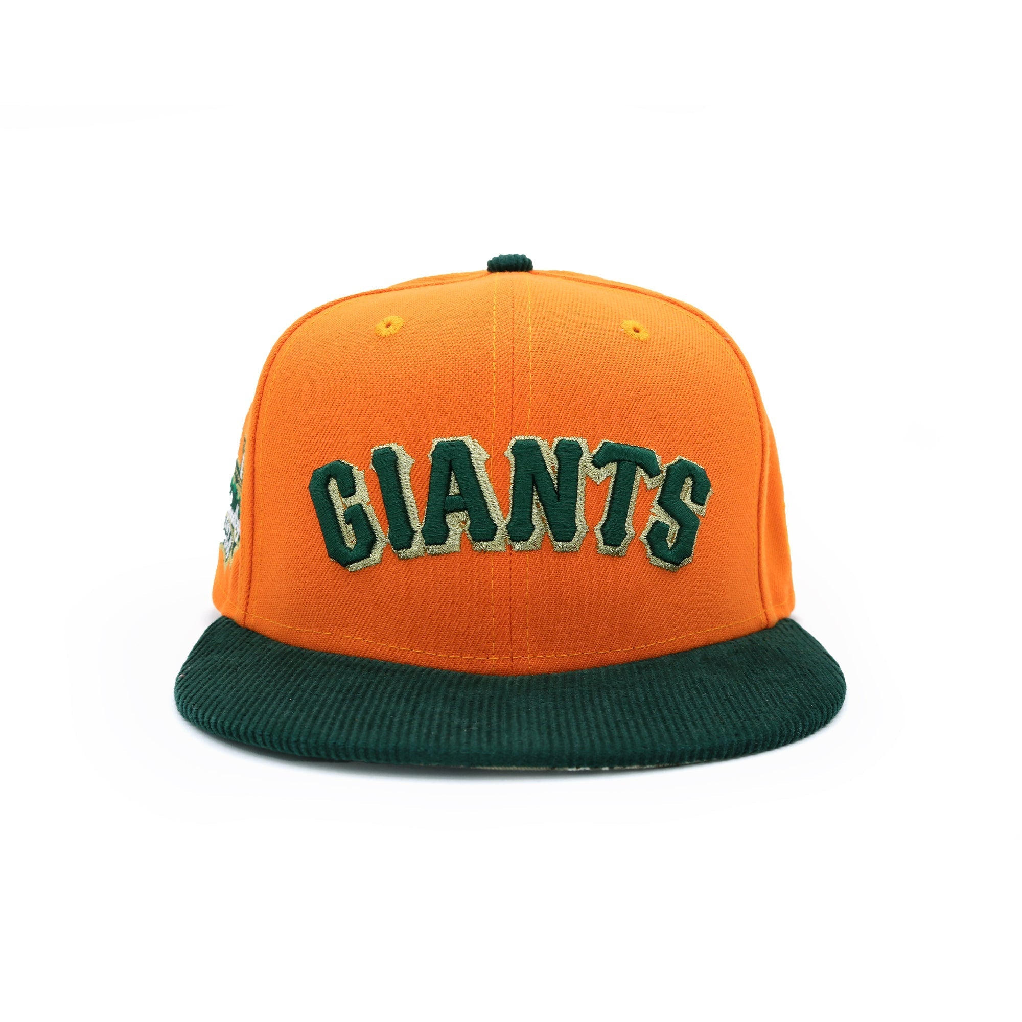 Cappello Fitted 59FIFTY in Velluto a Coste Arancione e Forest REALTREE® San Francisco Giants