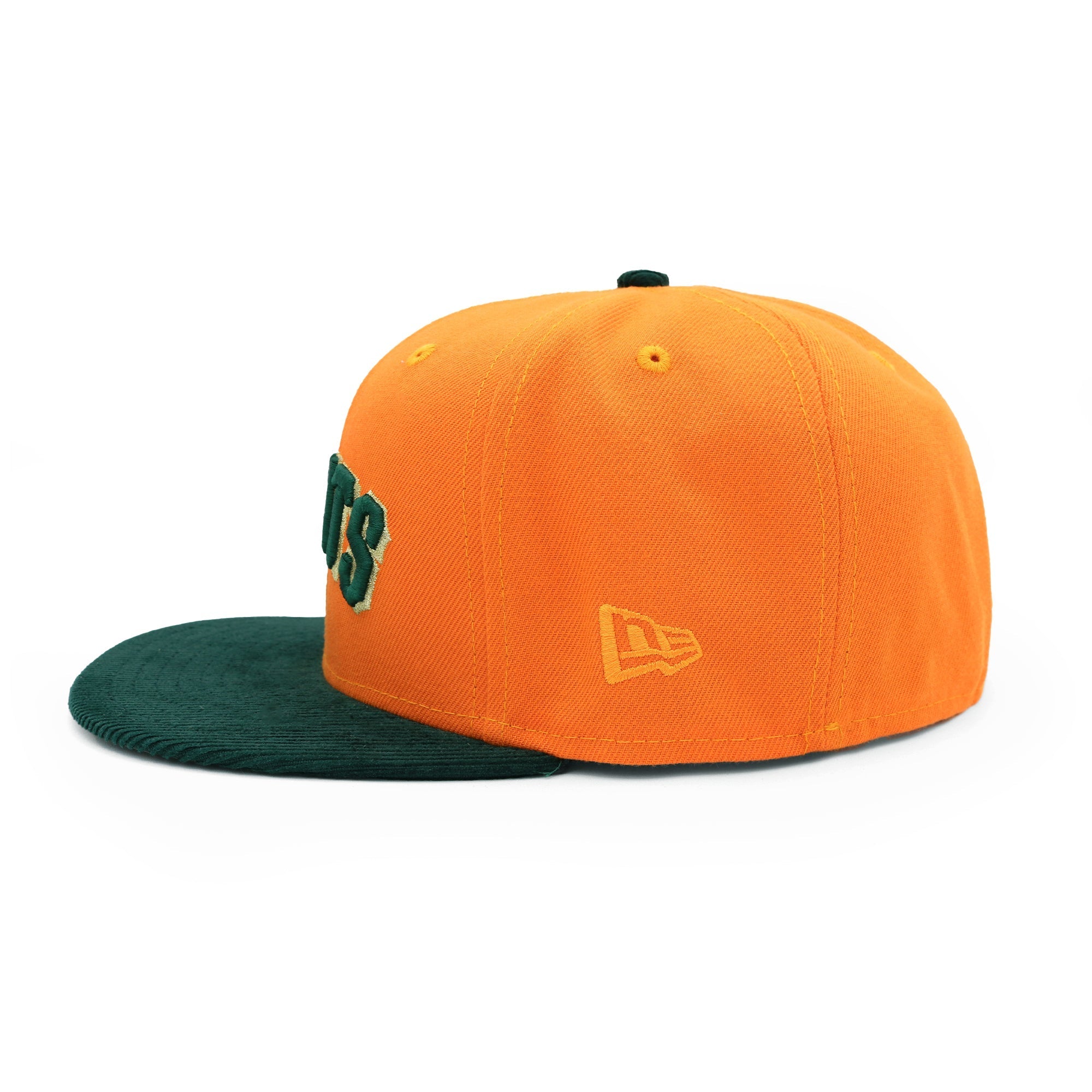Cappello Fitted 59FIFTY in Velluto a Coste Arancione e Forest REALTREE® San Francisco Giants