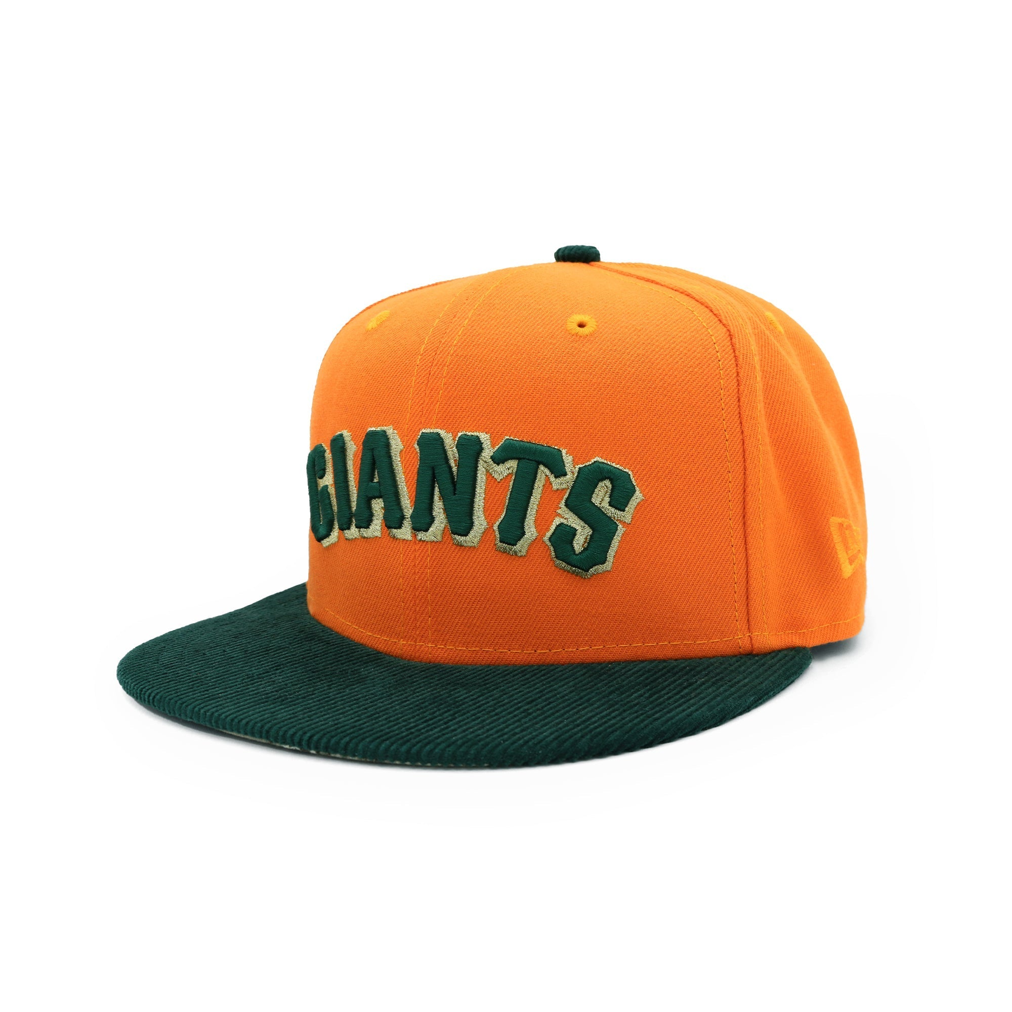 Cappello Fitted 59FIFTY in Velluto a Coste Arancione e Forest REALTREE® San Francisco Giants