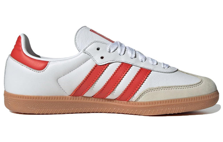 adidas Samba OG White Solar Red Gum W