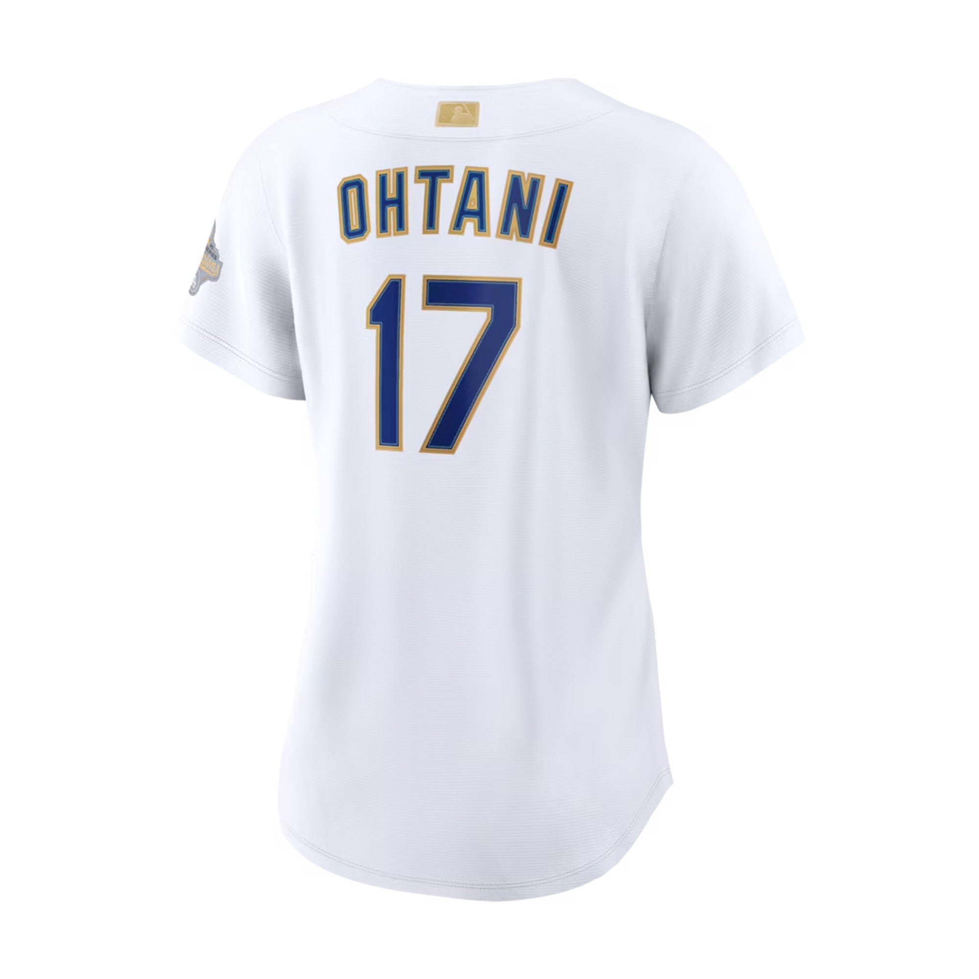Women's Los Angeles Dodgers Shohei Ohtani 2026 Gold Collection White Stadium Jersey