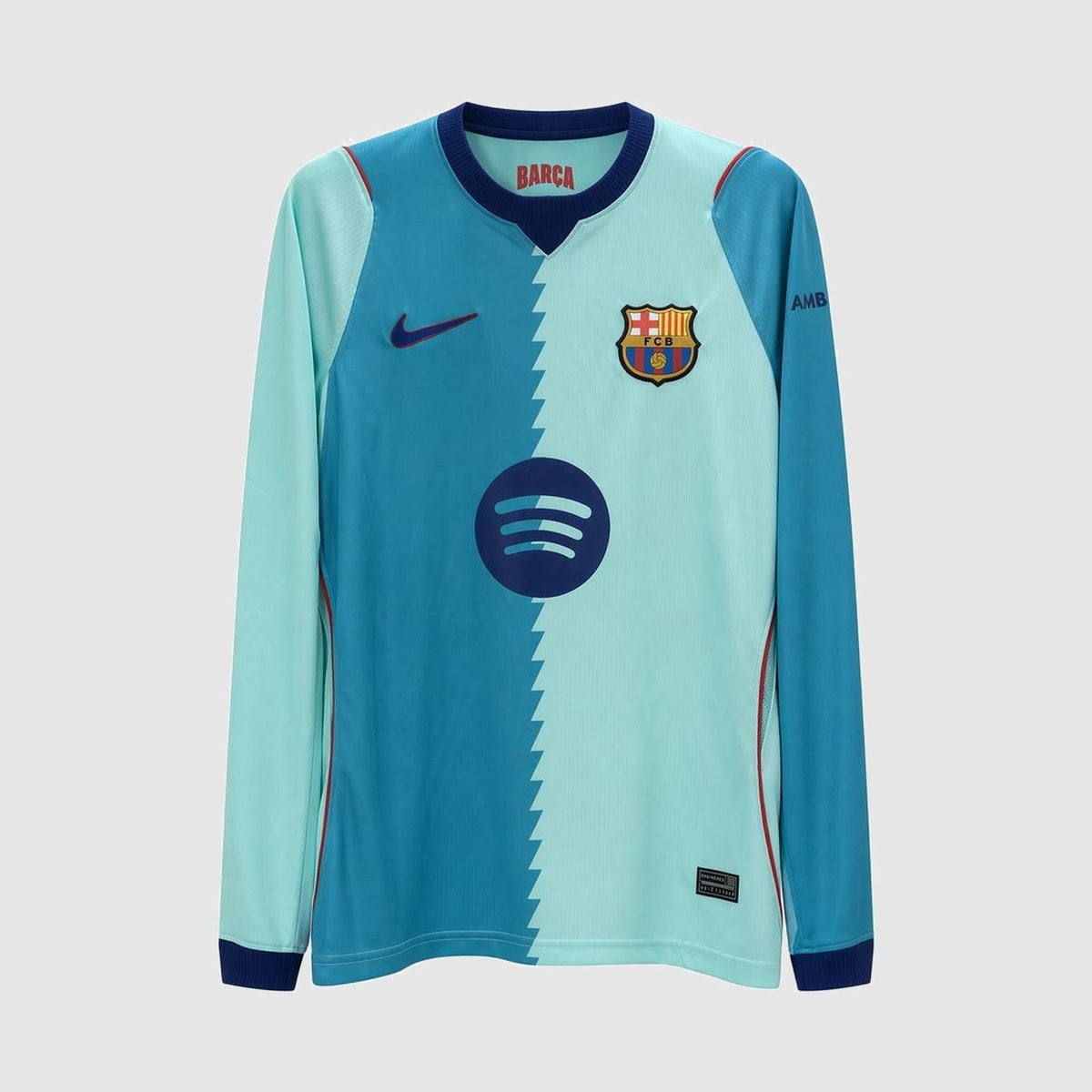 Barcelona 26/27 derde shirt met lange mouwen