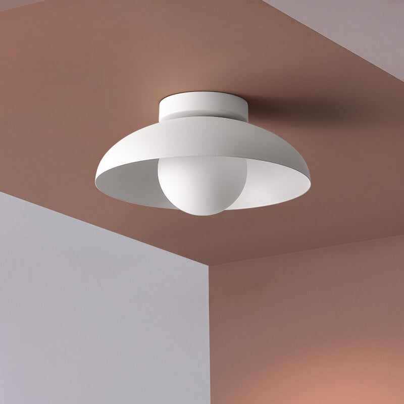 Globo in vetro di ferro Wabi-sabi giapponese a 1 luce