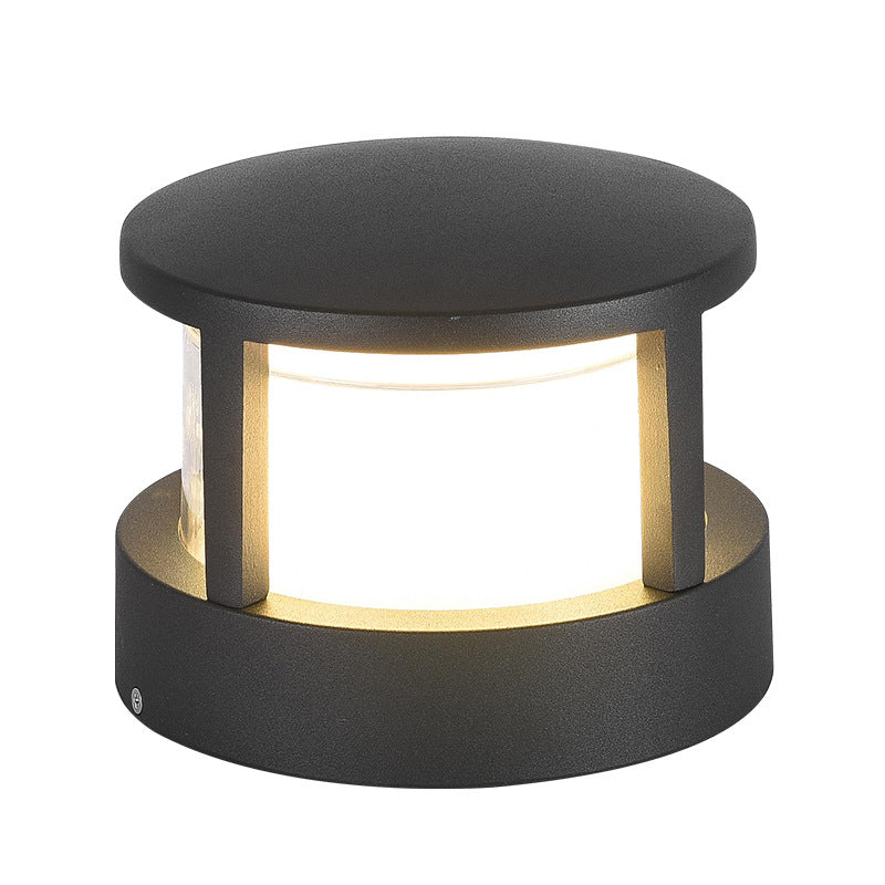 Lampada da esterno moderna quadrata impermeabile con LED per paesaggio
