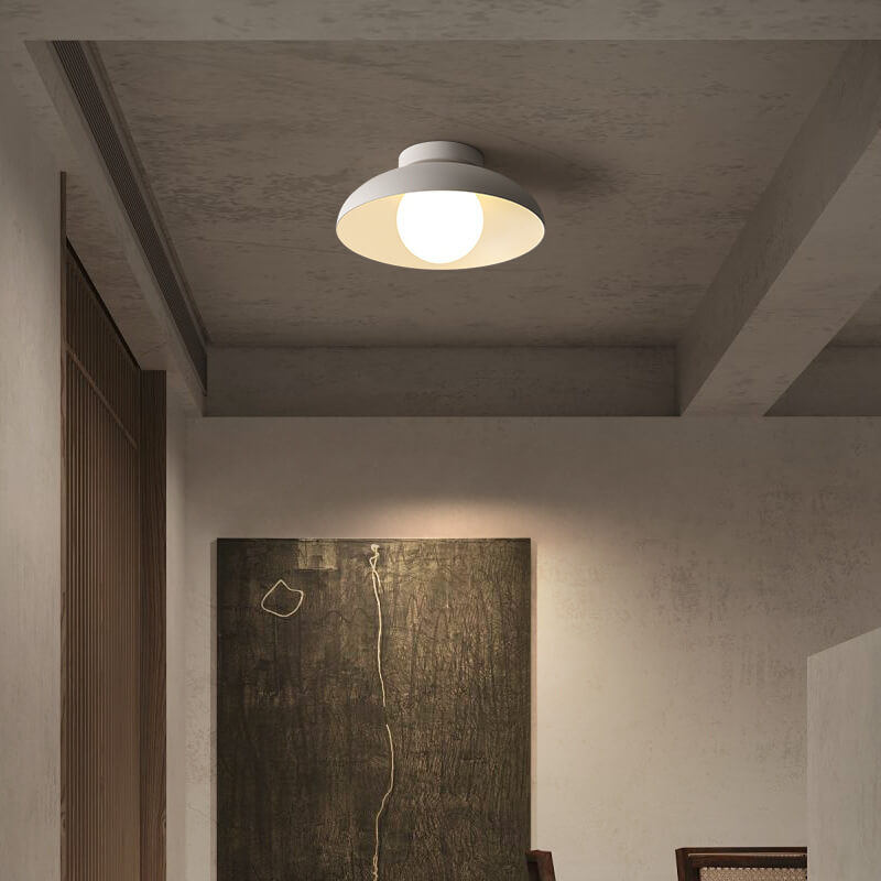 Globo in vetro di ferro Wabi-sabi giapponese a 1 luce