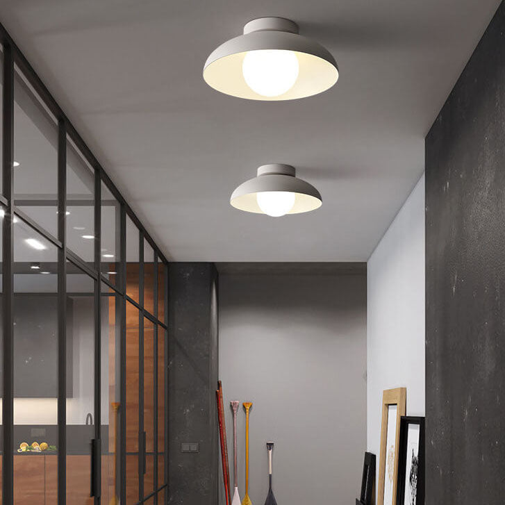 Globo in vetro di ferro Wabi-sabi giapponese a 1 luce