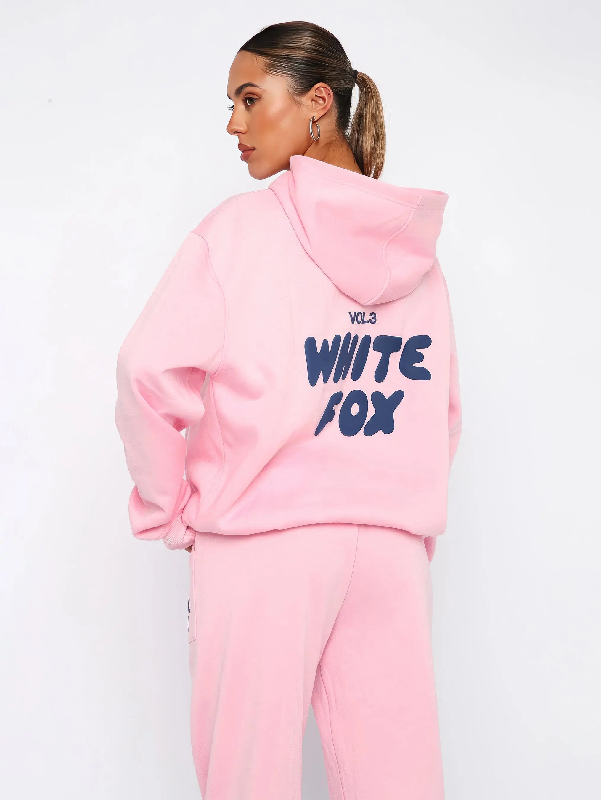 Women’s Oversized Hoodie Set – Cozy Tracksuit with Graphic Details