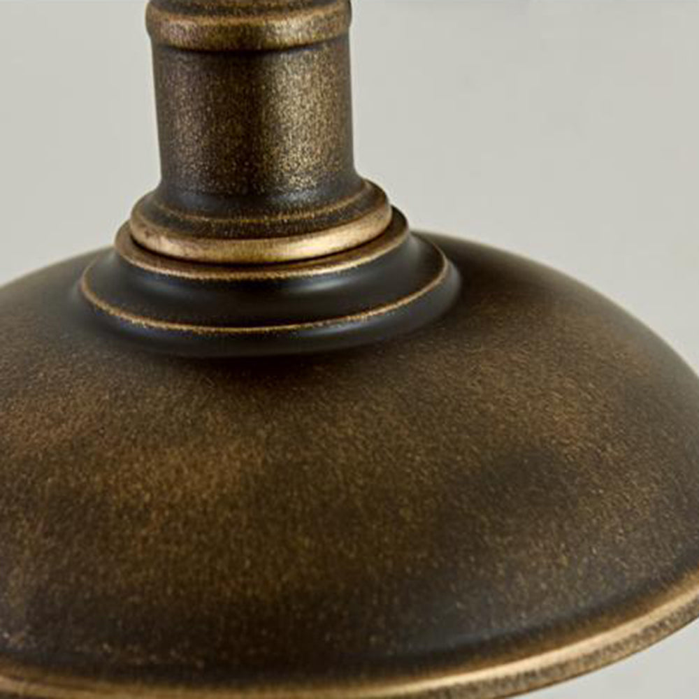 Vintage Industrial Iron Bowl Outdoor Wall Light LED 1-Light