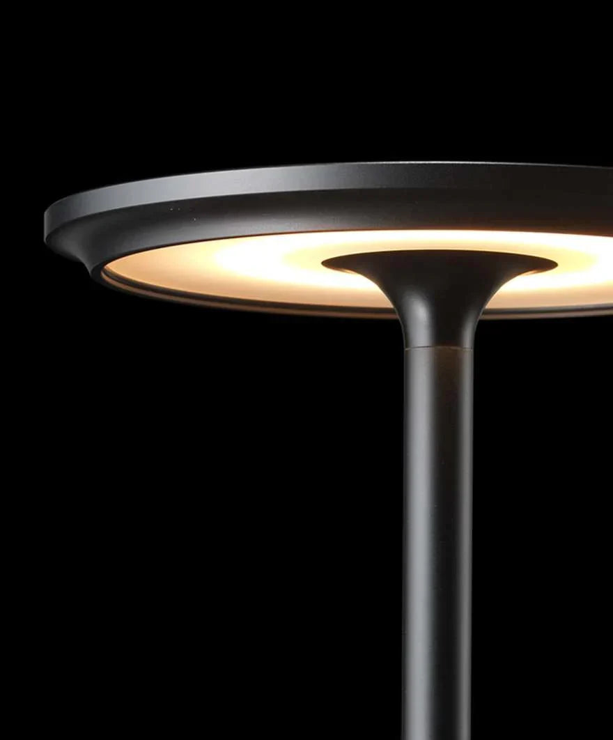 Modern Brass Cone LED Rechargeable Table Lamp 1-Light