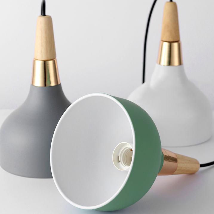 Modern Macaron Disc Pendant 1-Light