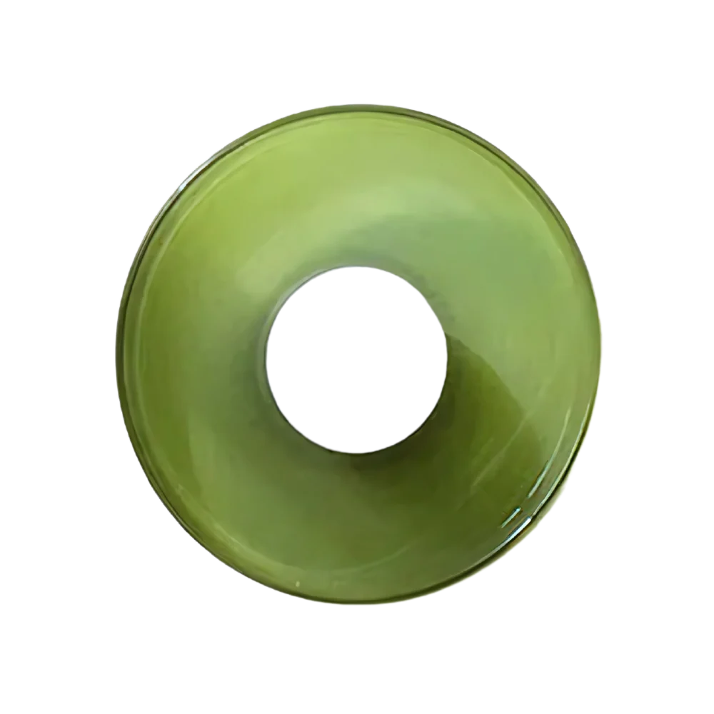 Nordic Glass Olive Disc Wall & Ceiling Light LED 1-light