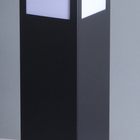 Lampada da percorso esterna solare moderna quadrata con LED 1 luce
