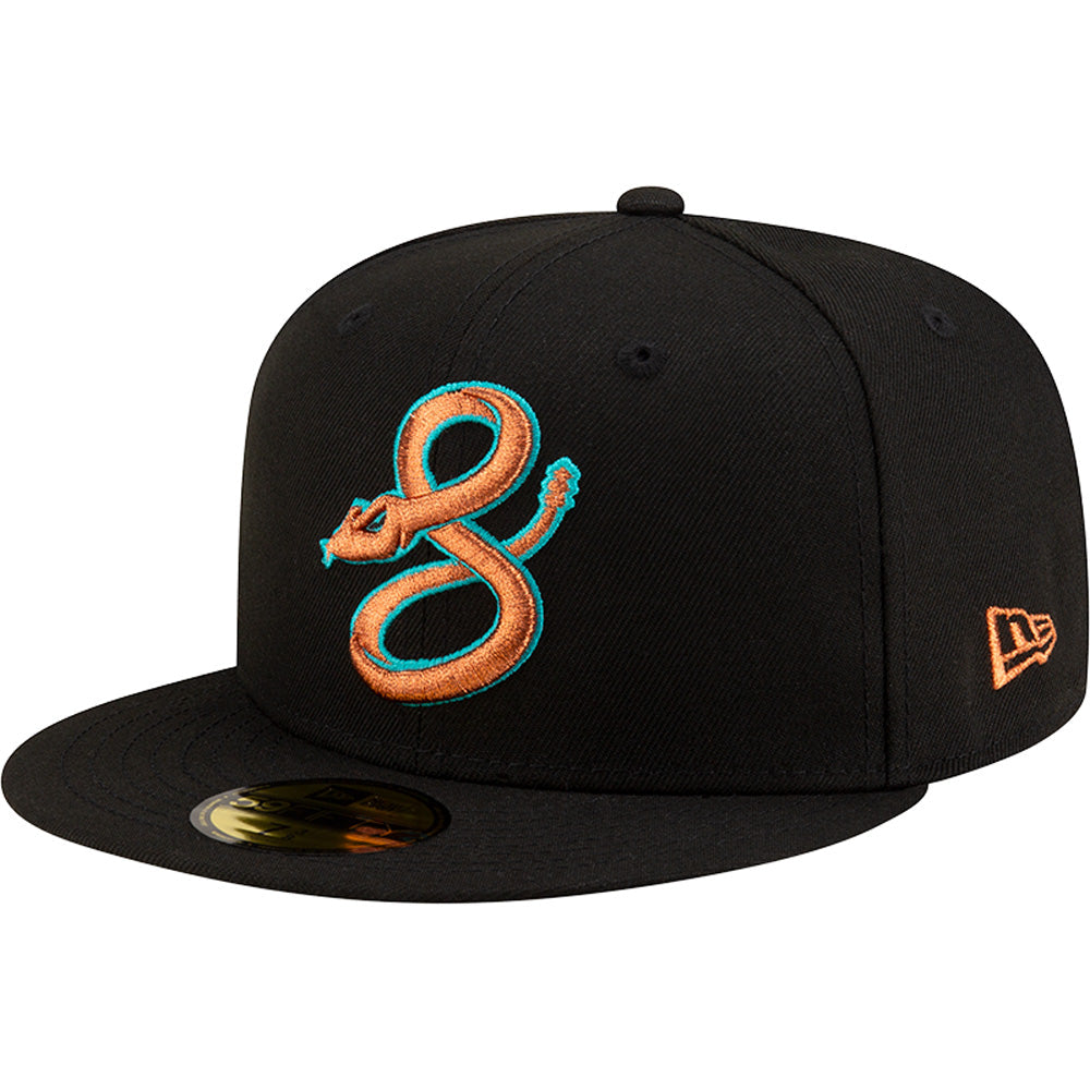MLB Arizona Diamondbacks New Era City Connect Copper Serpent 59FIFTY Fitted Hat - Black