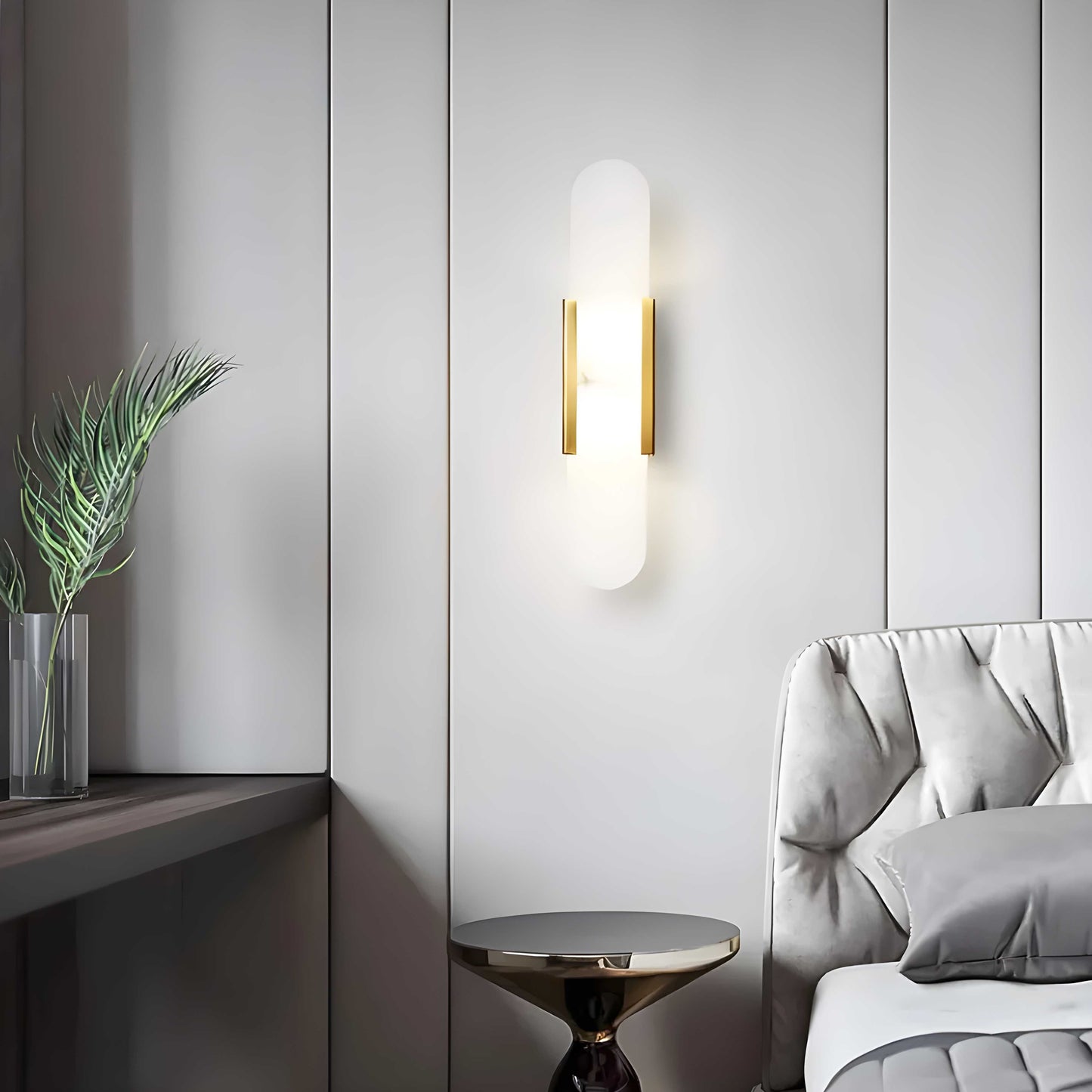 Nordic Alabaster Marble Wall Sconce LED 1-Light