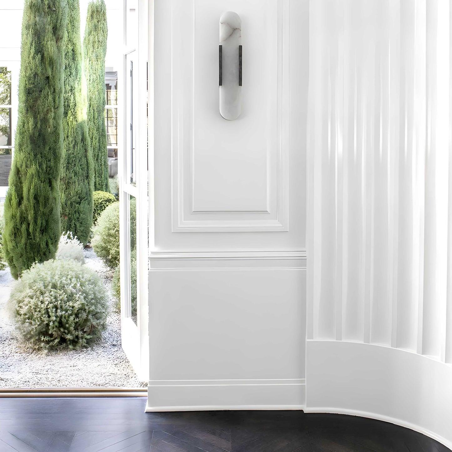 Nordic Alabaster Marble Wall Sconce LED 1-Light