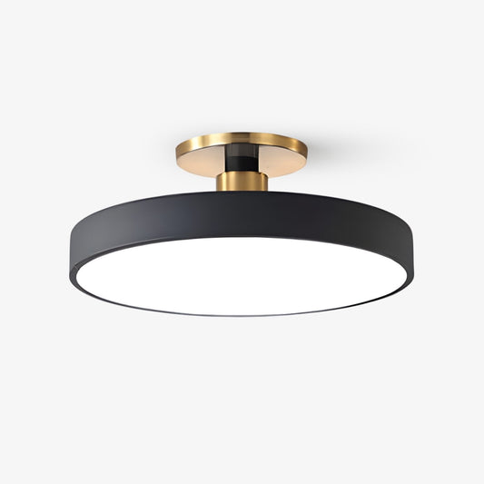 Modern Round LED Flush Mount Ceiling Light 1-Light